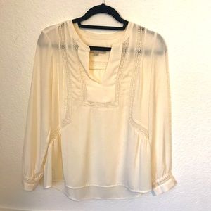 Cream blouse
